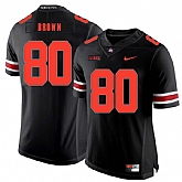 Ohio State Buckeyes 80 Noah Brown Black Shadow Nike College Football Jersey Dzhi,baseball caps,new era cap wholesale,wholesale hats